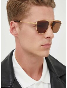 Sunčane naočale Bottega Veneta za muškarce, boja: zlatna