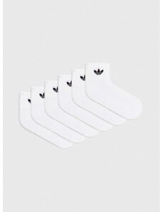 Čarape adidas Originals 6-pack boja: bijela
