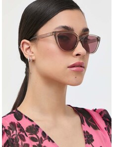 Sunčane naočale Armani Exchange za žene, boja: bež