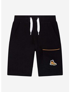 Dječje kratke hlače Timberland Bermuda Shorts boja: crna, glatki materijal, podesivi struk