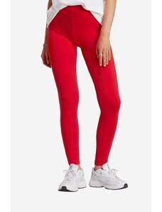 Tajice adidas Originals za žene, boja: crvena, glatki materijal, IA6445-red