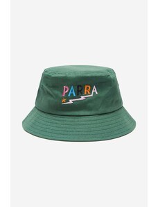 Pamučni šešir by Parra boja: zelena, pamučni, 47360.GREEN-GREEN