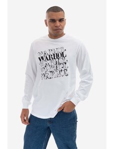 Pamučna majica dugih rukava Maharishi Andy Warhol Airborne L/S T-shirt boja: bijela, s tiskom, 9923.WHITE-WHITE