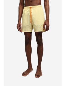 Kratke hlače za kupanje Napapijri za muškarce, boja: žuta, glatki materijal, NA4G5C.YB5-YB5