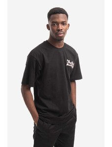 Pamučna majica Market boja: crna, s tiskom, 399001144.0001-black