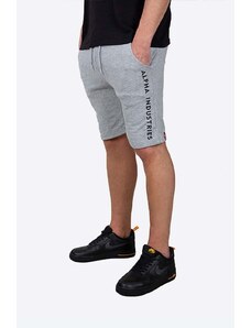 Kratke hlače Alpha Industries Al Sweat za muškarce, boja: siva, 116365.17-grey