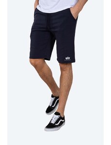 Kratke hlače Alpha Industries Basic za muškarce, boja: tamno plava, 116363.07-navy