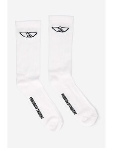 Pamučne čarape Stepney Workers Club Handshake boja: bijela, YZ04502-OFFWHTE