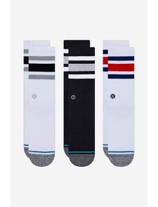 Čarape Stance The Boyd 3-pack boja: bijela, A556A21TB3-MUL