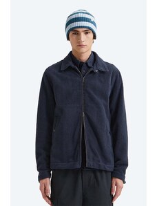 Jakna Wood Wood Alister Fleece Jacket za muškarce, boja: tamno plava, za prijelazno razdoblje, 12135104.2494-NAVY