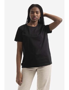 Pamučna majica Woolrich Logo T-shirt boja: crna, CFWWTE0056FRUT2979-8041