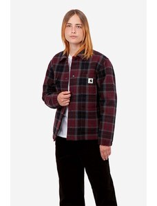 Vunena jakna Carhartt WIP Blaine Jacket boja: crvena, za prijelazno razdoblje, I029479.-BLAINE.CHE