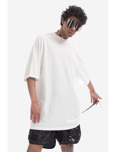 Pamučna majica Rick Owens Jumbo SS T RN boja: bijela, glatki model, DU01C6274-MILK