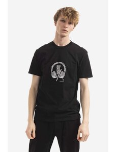 Neil Barrett Pamučna majica Neil Barett Bolts boja: crna, s tiskom, BJT050S.S525S.1496-black