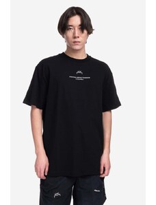 Pamučna majica A-COLD-WALL* Brutalist SS T-Shirt boja: crna, s tiskom, ACWMTS103-BONE