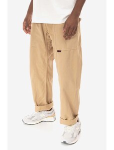 Pamučne hlače Gramicci Gadget Pant boja: smeđa, ravni kroj, G105.OGT-brown