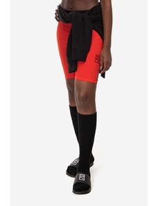 Kratke hlače Puma x Vogue Tight Shorts za žene, boja: crvena, s aplikacijom, visoki struk, 535080.95-red