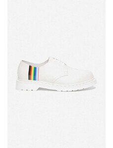 Kožne cipele Dr. Martens For Pride boja: bijela, 27522100-WHITE