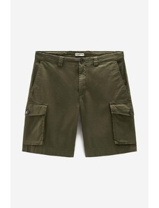 Kratke hlače Woolrich Classic Cargo Short za muškarce, boja: zelena, CFWOSH0039MRUT3343-614