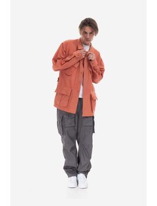 Pamučna jakna Engineered Garments boja: narančasta, za prijelazno razdoblje, 23S1D047.ND034-ND034