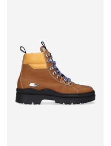 Kožne cipele za planinarenje Filling Pieces Mountain Boot Mix za muškarce, boja: smeđa, 63325072057-BROWN