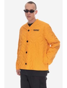 Jakna PLEASURES Lasting Liner Jacket za muškarce, boja: narančasta, za prijelazno razdoblje, P23SP001-ORANGE