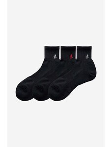 Čarape Gramicci 3-pack Basic Short Socks za muškarce, boja: crna, SX.M03-black