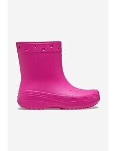 Gumene čizme Crocs Classic Rain Boot boja: ružičasta, 208363.JUICE-JUICE