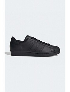 Kožne tenisice adidas Originals Superstar boja: crna, EG4957-black
