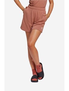 adidas Originals Kratke hlače adidas Essentials Made with Hemp za žene, boja: ružičasta, glatki materijal, visoki struk, IC1507-pink