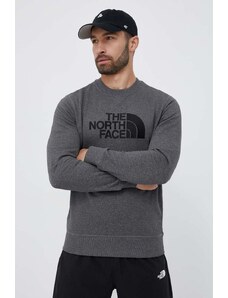 Dukserica The North Face za muškarce, boja: siva, s aplikacijom, NF0A4T1EDYY1