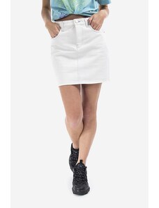 Pamučna traper suknja MCQ boja: bijela, mini, ravna, 623877RRR209001-CREAM