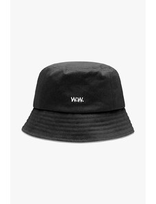 Wood Wood Pamučni šešir Wood Ossian Bucket Hat BLACK boja: crna, pamučni, 12240817.7083-DUSTYGREEN