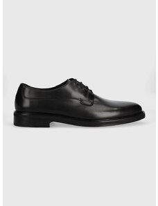 Kožne cipele BOSS Larry-L za muškarce, boja: crna, 50497778