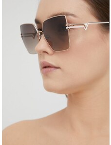 Sunčane naočale Guess za žene, boja: zlatna