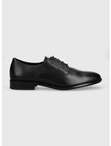 Kožne cipele BOSS Colby za muškarce, boja: crna, 50498467