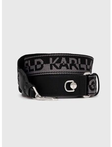 Remen za torbicu Karl Lagerfeld boja: crna