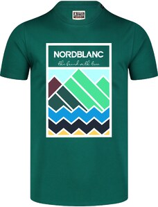 Nordblanc Zelena muška pamučna majica COLOUR