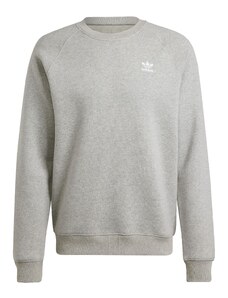 ADIDAS ORIGINALS Sweater majica 'Trefoil Essentials ' siva melange / bijela