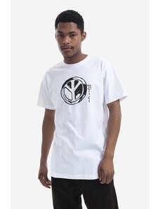 Pamučna majica Maharishi Warhol Peace T-Shirt boja: bijela, s tiskom, 9491.WHITE-WHITE
