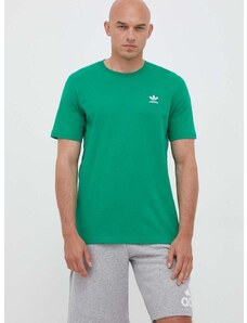 Pamučna majica adidas Originals boja: zelena, s aplikacijom