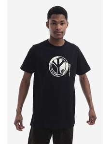 Pamučna majica Maharishi Warhol Peace T-Shirt boja: crna, s tiskom, 9491.BLACK-BLACK