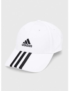 Kapa sa šiltom adidas Performance boja: bijela, s aplikacijom