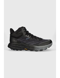 Cipele Hoka One Speedgoat 5 Mid GTX za muškarce, boja: crna, 1127918-BGAY