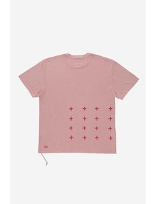Pamučna majica KSUBI boja: ružičasta, s tiskom, MSP23TE025-PINK