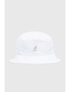 Pamučni šešir Kangol Washed Bucket boja: bijela, pamučni, K4224HT-WHITE