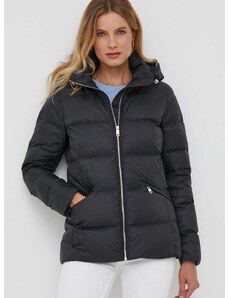 Pernata jakna Tommy Hilfiger za žene, boja: crna, za zimu