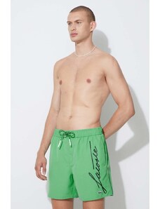 Kratke hlače za kupanje Lacoste boja: zelena, MH2699-6XP