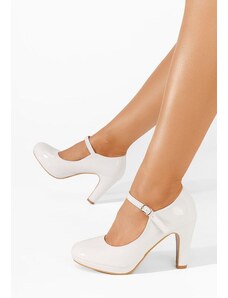Zapatos Cipele na petu Donatella Bijele