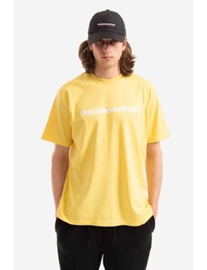 Pamučna majica thisisneverthat T-Logo Tee boja: žuta, s tiskom, TN220TTSST01-LEMON
